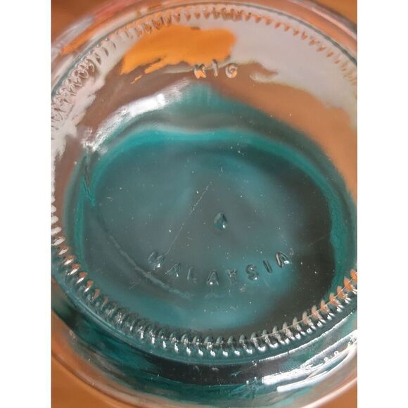 Set of 3 Vintage Glass Floral Canisters - Picture 8 of 10